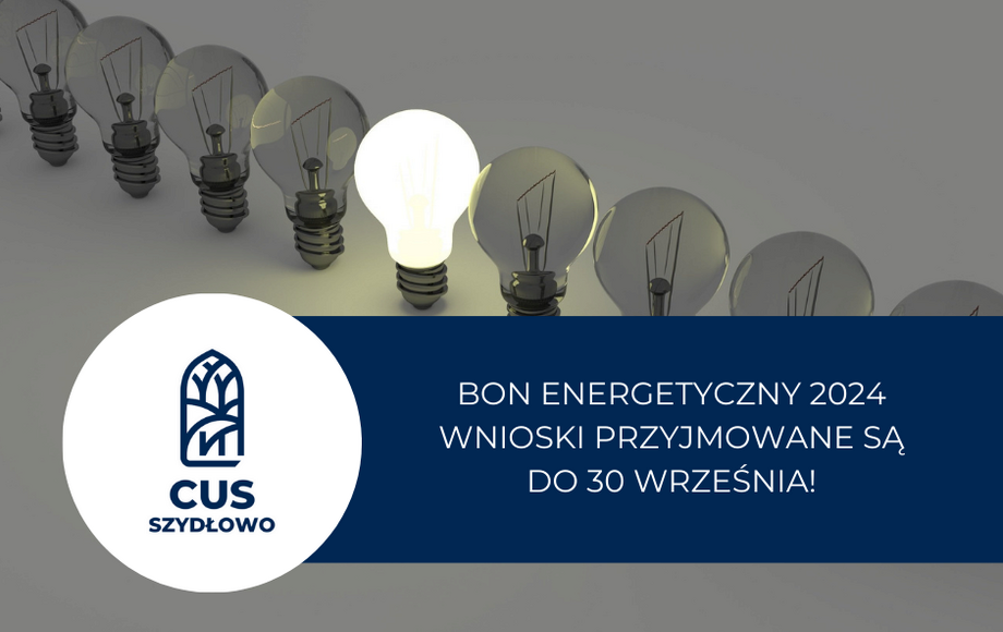 Zdjęcie do Bon energetyczny 2024 - przypomnienie  