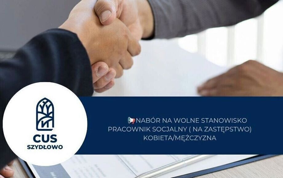 Zdjęcie do Pracownik socjalny (na zastępstwo) w Centrum Usług Społecznych