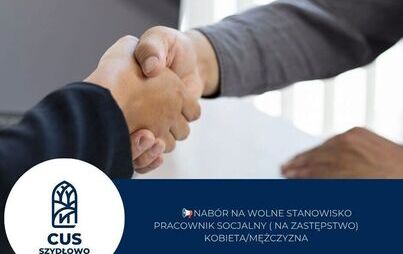 Zdjęcie do Pracownik socjalny (na zastępstwo) w Centrum Usług Społecznych